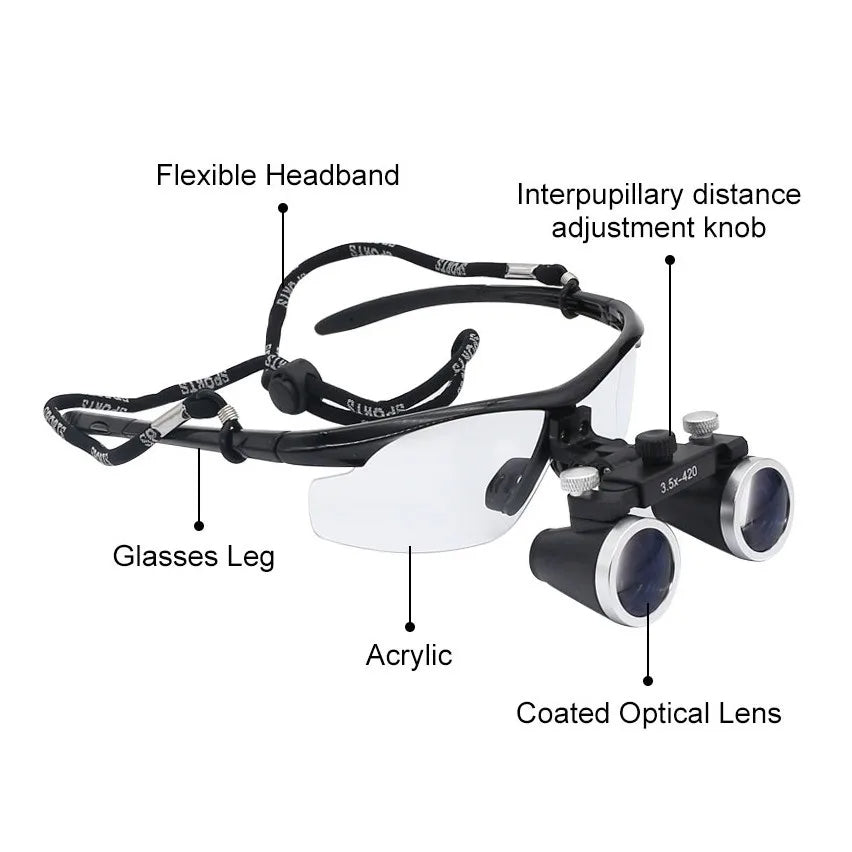Enhanced Product Title: OrionView LED Dental Loupes with Binocular Magnification - Superior Clarity & Comfort for Dental Professionals

This optimized title includes relevant keywords while highlighting key features that may attract potential buyers.