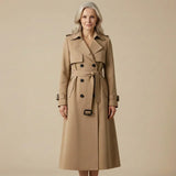 Women's belted trench coat, view 1