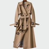 Women's belted trench coat, view 2