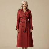Women's belted trench coat, view 5