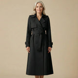 Women's belted trench coat, view 6