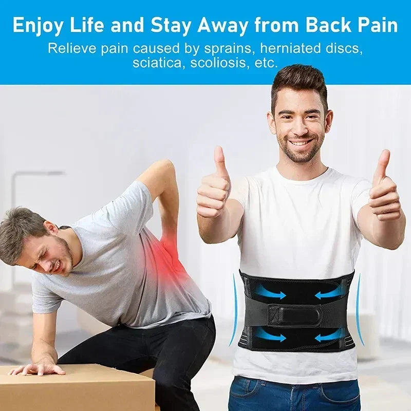 Enhanced Product Title: **OrthoFlexa Lumbar Brace - 360° Support with Durable Aluminum & Steel Stays | Discreet & Comfortable Wear for Back Pain Relief**