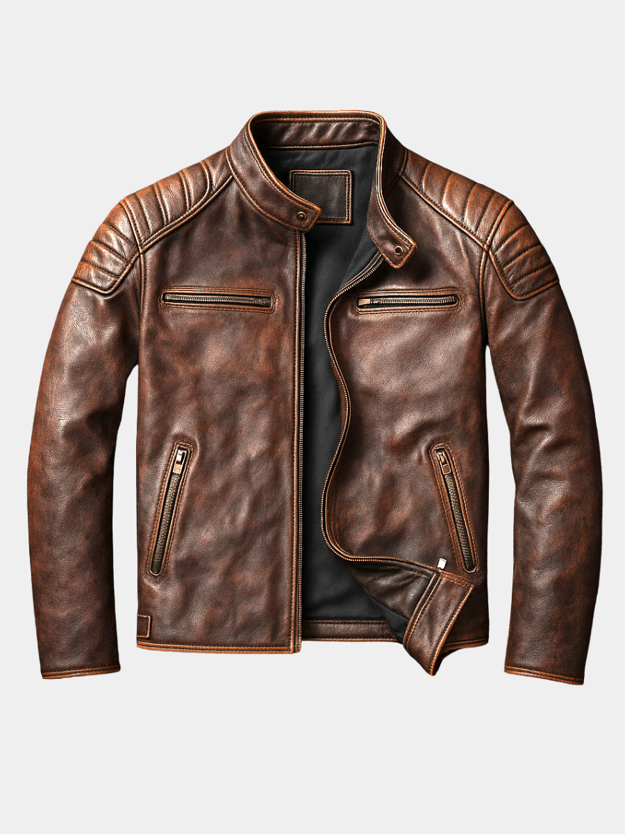 Men's zip-up coat, view 1