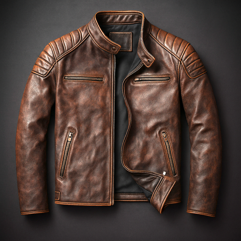 Men's zip-up coat, view 2