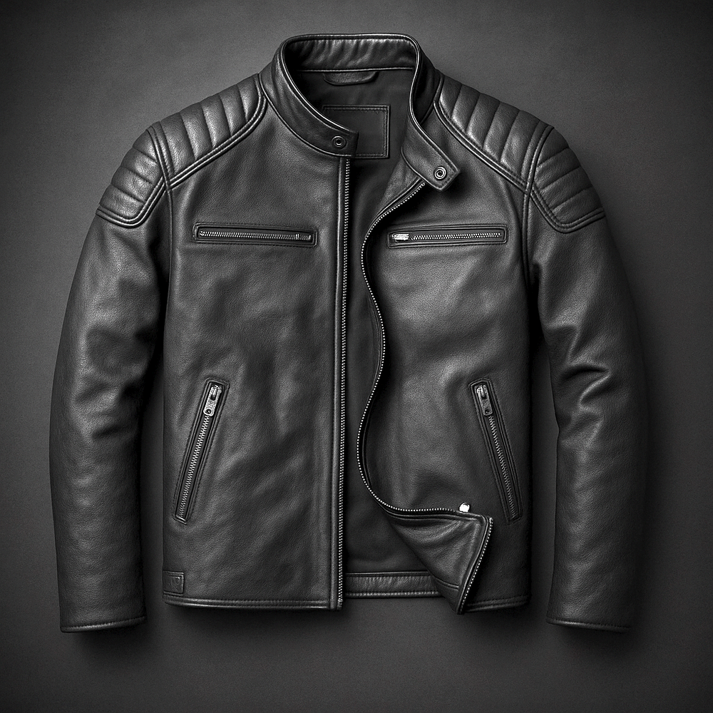 Men's zip-up coat, view 3