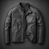 Men's zip-up coat, view 3