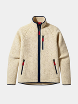 Men's oversized longline wrap coat, front view