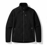 Men's oversized coat detail of set-in side pocket