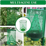 Reusable Outdoor Fly Trap – Hanging Design, Non-Toxic & All-Natural Bait
