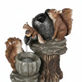 Outdoor Fountain Solar Garden Birdbath