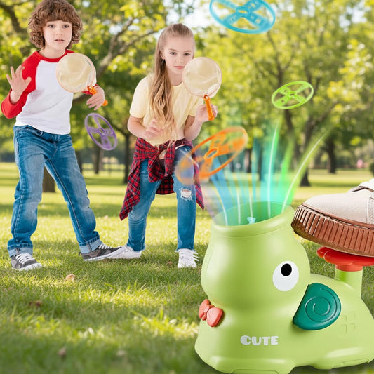 Flying Disc Launcher – Outdoor Play Equipment for Kids & Family Fun