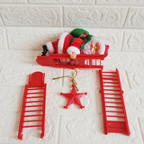 Enhanced Product Title: "Climbing Santa Decoration - Animated Holiday Santa Claus with Climbing Action for Festive Home Decor" 

This title includes relevant keywords and phrases that may improve visibility in Google Shopping searches while clearly descri