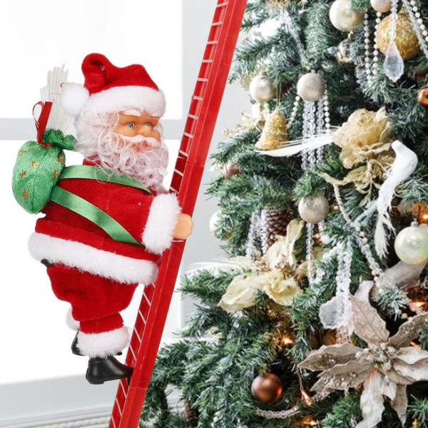 Enhanced Product Title: "Climbing Santa Decoration - Animated Holiday Santa Claus with Climbing Action for Festive Home Decor" 

This title includes relevant keywords and phrases that may improve visibility in Google Shopping searches while clearly descri