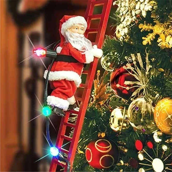 Enhanced Product Title: "Climbing Santa Decoration - Animated Holiday Santa Claus with Climbing Action for Festive Home Decor" 

This title includes relevant keywords and phrases that may improve visibility in Google Shopping searches while clearly descri