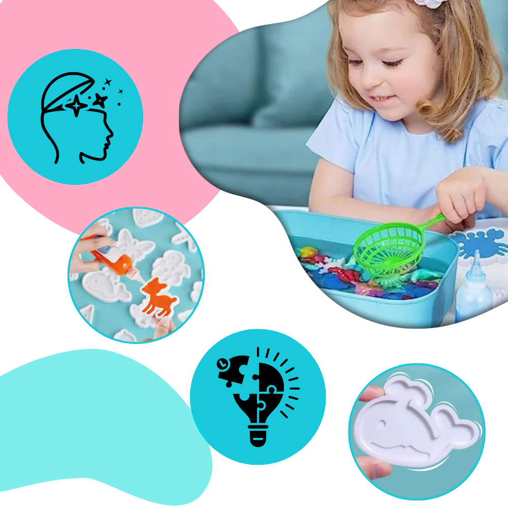 Safe Educational Magic Water Elf Kit - Fun Learning Activity for Kids | Creative Water Play Set