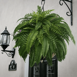 Kalsten | UV Resistant Artificial Boston Fern | Lifelike, Waterproof & Maintenance-Free for Outdoor Décor