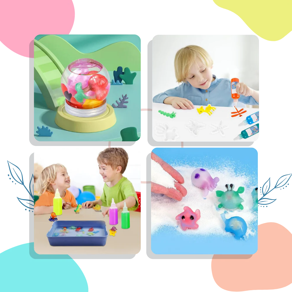 Safe Educational Magic Water Elf Kit - Fun Learning Activity for Kids | Creative Water Play Set