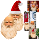 Realistic Cosplay Santa Claus Mask for Holiday Costumes | Perfect for Christmas Parties & Festive Events