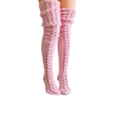 Cozy Over-the-Knee Knit Socks for Women - Stylish & Warm Winter Legwear