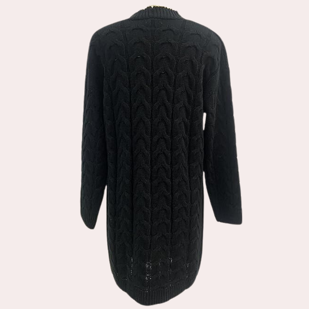Oversized Long Knitted Women's Cardigan - Noémie