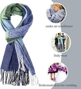 CozyPlaid Oversized Winter Scarf - Extra Warmth & Style for Cold Weather