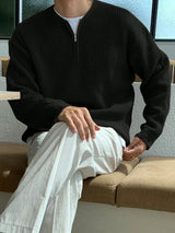 Oversized Zip-Up Jumper for Men - Havron