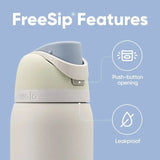 Enhanced Product Title: Owala 24 oz Insulated Stainless Steel Water Bottle - Leak-Proof, BPA-Free, Double-Wall Design for Hot & Cold Beverages, Perfect for Travel & Outdoor Activities
