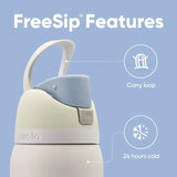 Enhanced Product Title: Owala 24 oz Insulated Stainless Steel Water Bottle - Leak-Proof, BPA-Free, Double-Wall Design for Hot & Cold Beverages, Perfect for Travel & Outdoor Activities
