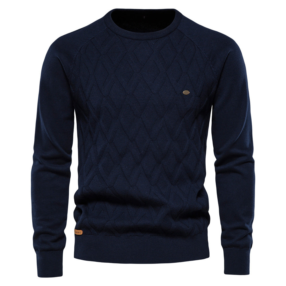 Oxford Men's Sweater - Sterling - 6