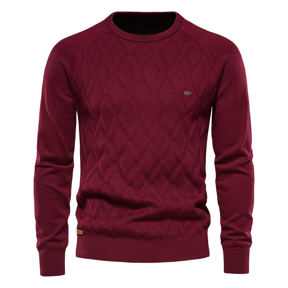 Oxford Men's Sweater - Sterling - 5