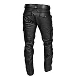 RoadVance – Men's Biker-Style Leather Pants
