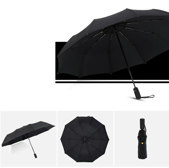 Storm-Proof & Foldable Umbrella - AeroShield