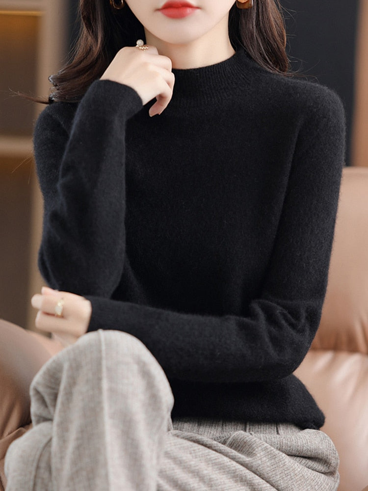 Luxurious Women's Cashmere Pullover - Soft, Cozy & Stylish Knitwear for Every Season