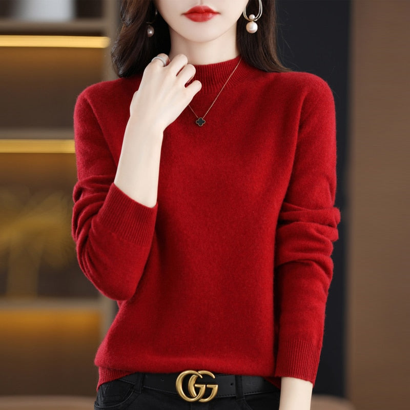 Luxurious Women's Cashmere Pullover - Soft, Cozy & Stylish Knitwear for Every Season