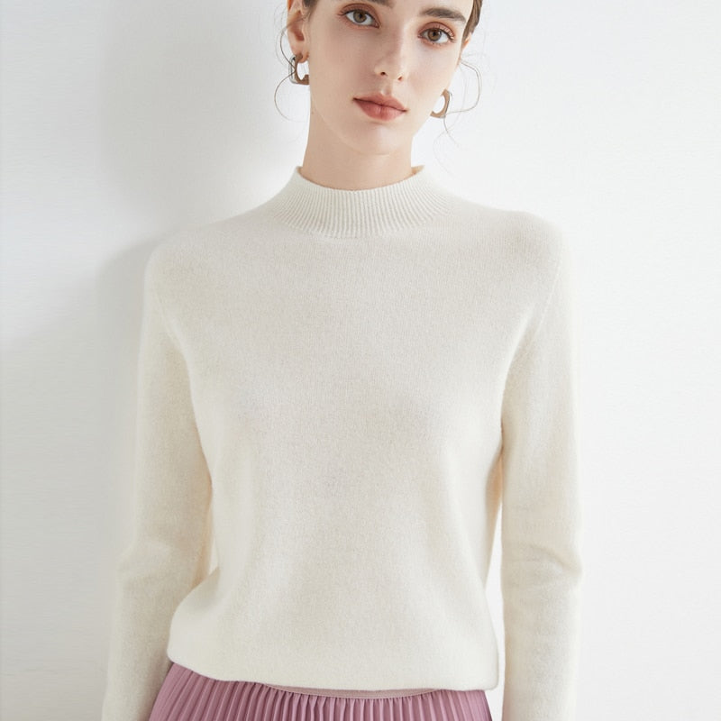 Luxurious Women's Cashmere Pullover - Soft, Cozy & Stylish Knitwear for Every Season