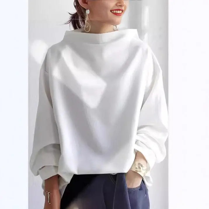 Patrizia Women's Structured High-Neck Top - Stylish & Elegant Blouse for Any Occasion