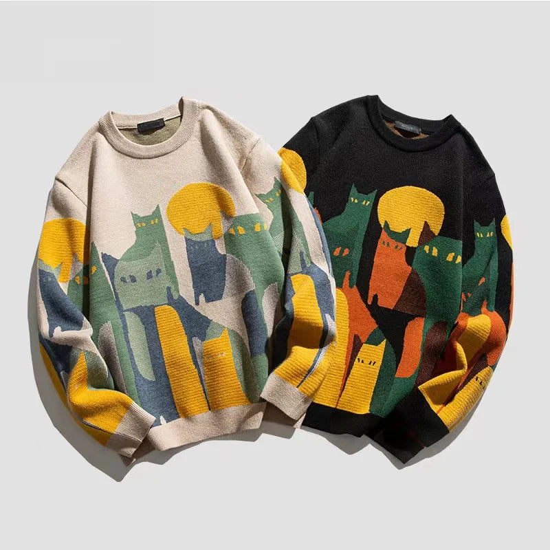 Patterned sweater for a Cozy and Stylish Look - Amara