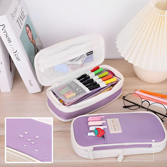 Enhanced Product Title: BoxySchool™ Durable Pencil Organizer - Stylish & Functional Storage Solution for School & Office Supplies

This title includes keywords that potential customers might search for while maintaining clarity and appeal.
