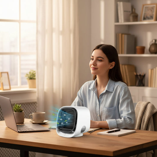 Personal Air Conditioner – Portable, USB-Powered & Mist Cooling
