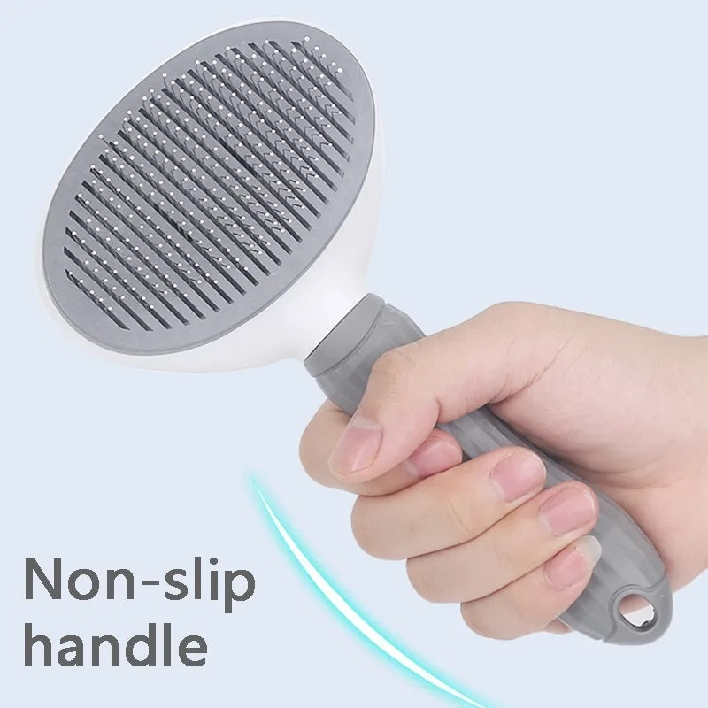 Self-Cleaning Pet Care Brush - Effortless Grooming Comb for Dogs & Cats