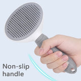 Self-Cleaning Pet Care Brush - Effortless Grooming Comb for Dogs & Cats