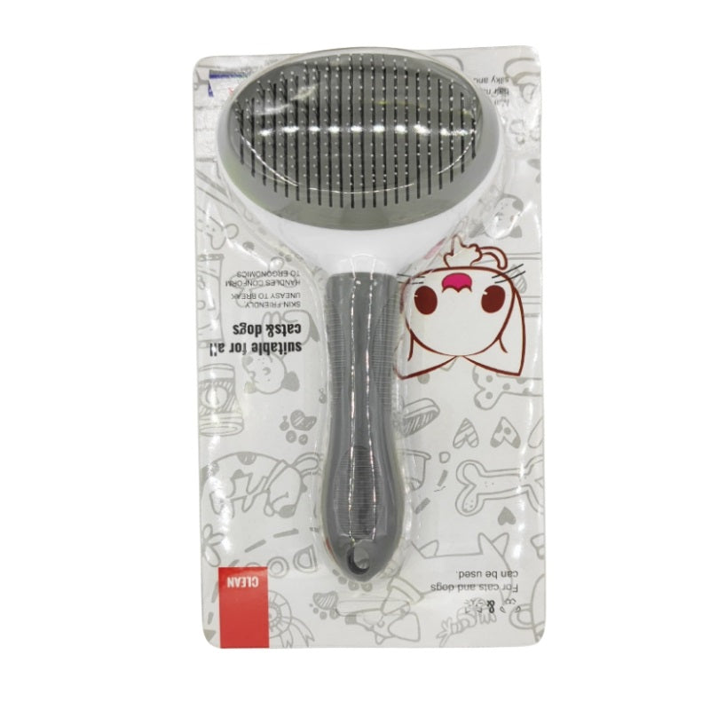 Self-Cleaning Pet Care Brush - Effortless Grooming Comb for Dogs & Cats