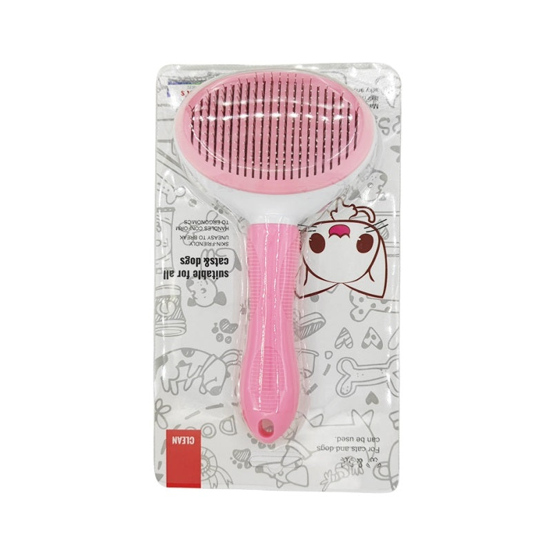 Self-Cleaning Pet Care Brush - Effortless Grooming Comb for Dogs & Cats