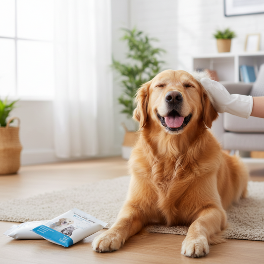 Pet Grooming Wipes – Disposable Gloves, Cat & Dog Use
