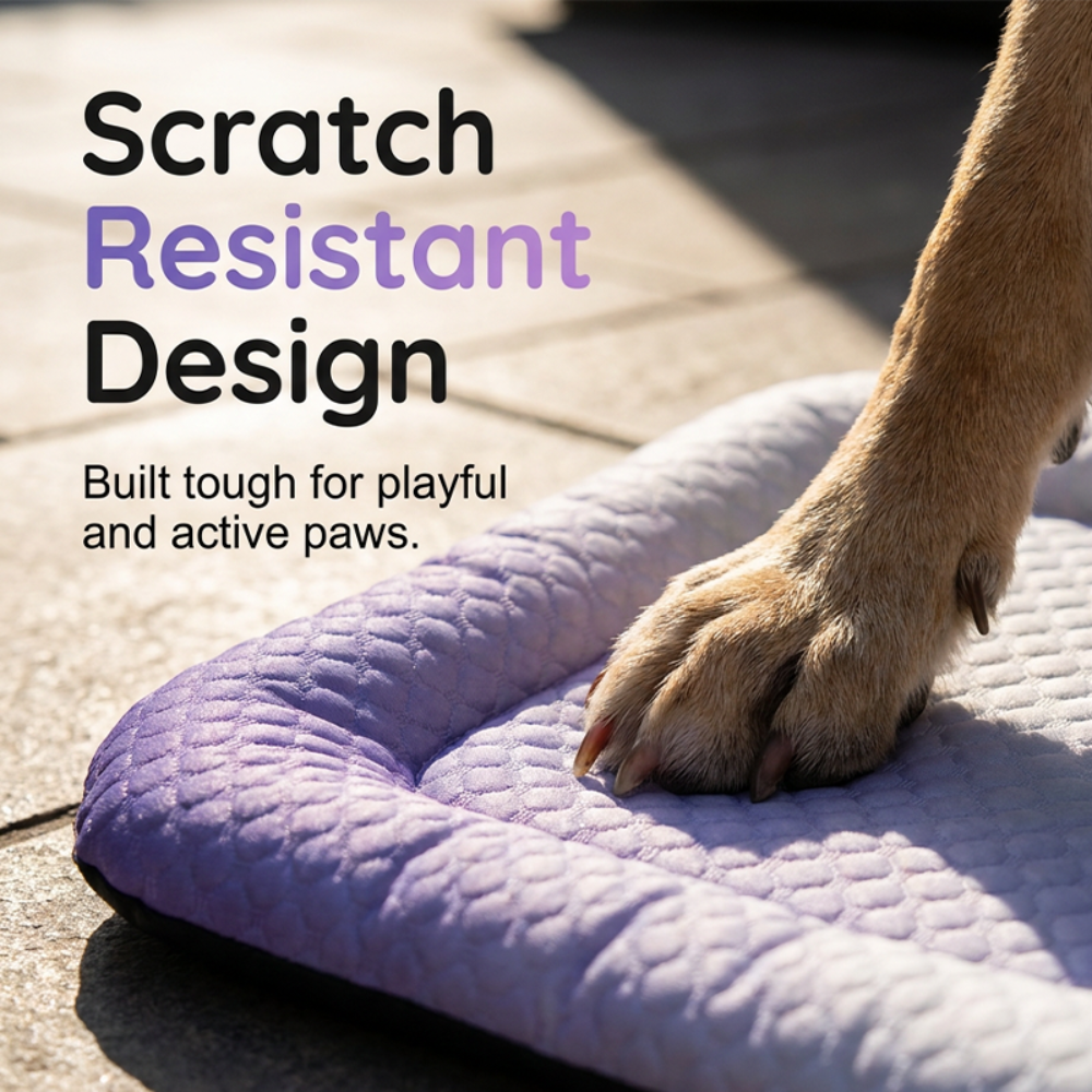 Self-Cooling Pet Mat – Waterproof, Breathable & Multi-Size Design