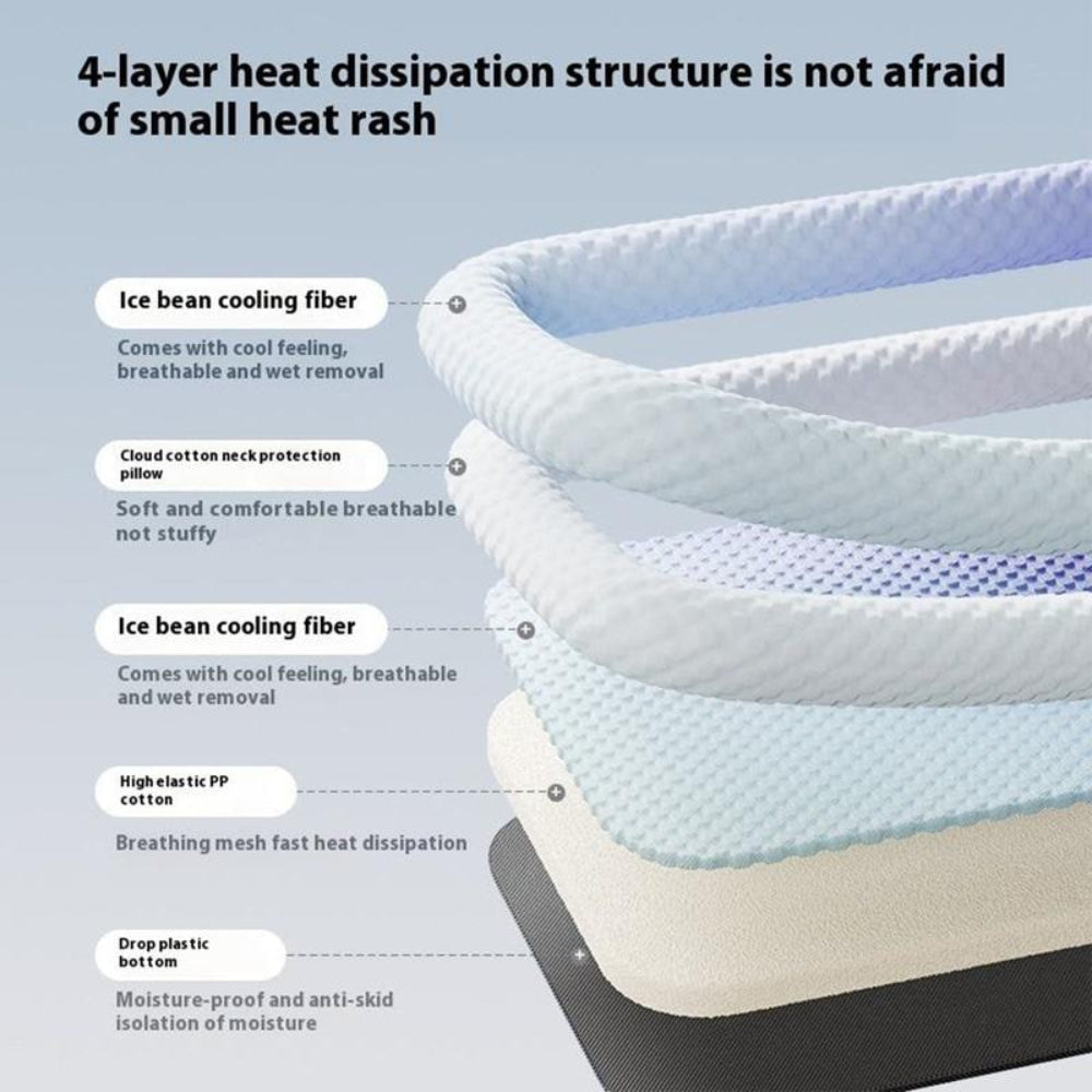 Self-Cooling Pet Mat – Waterproof, Breathable & Multi-Size Design
