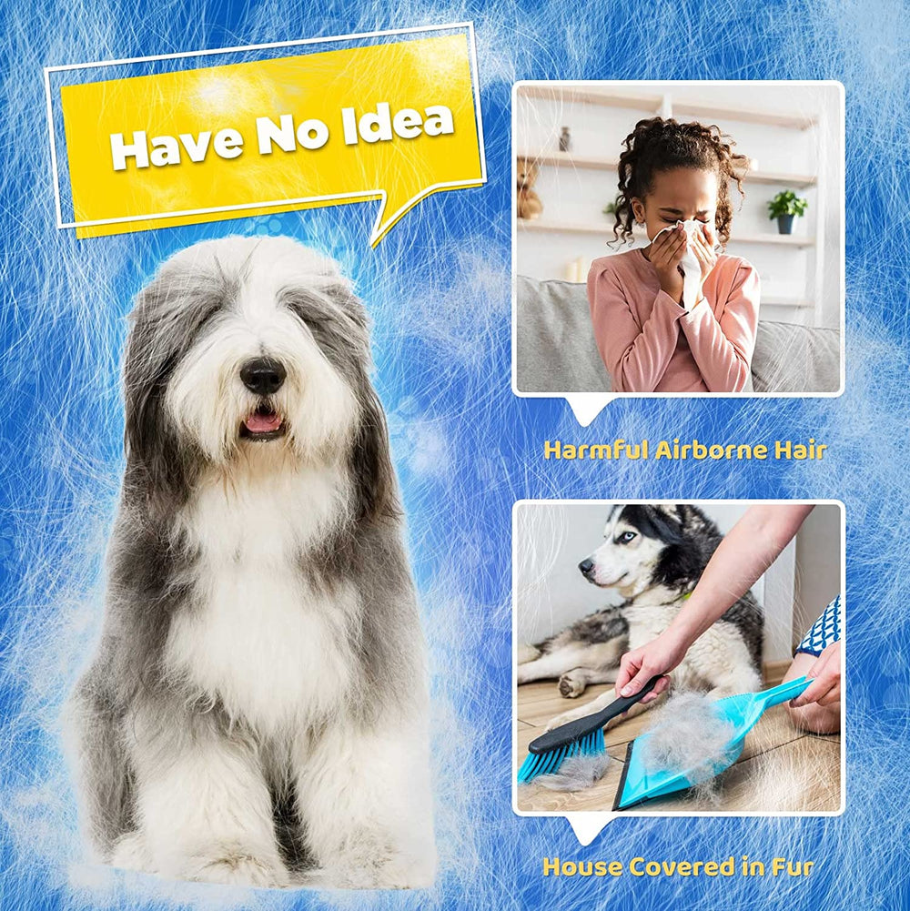 Pet Grooming Glove - Soft & Efficient Hair Remover for Dogs & Cats | Gentle Deshedding Tool for Easy Fur Removal
