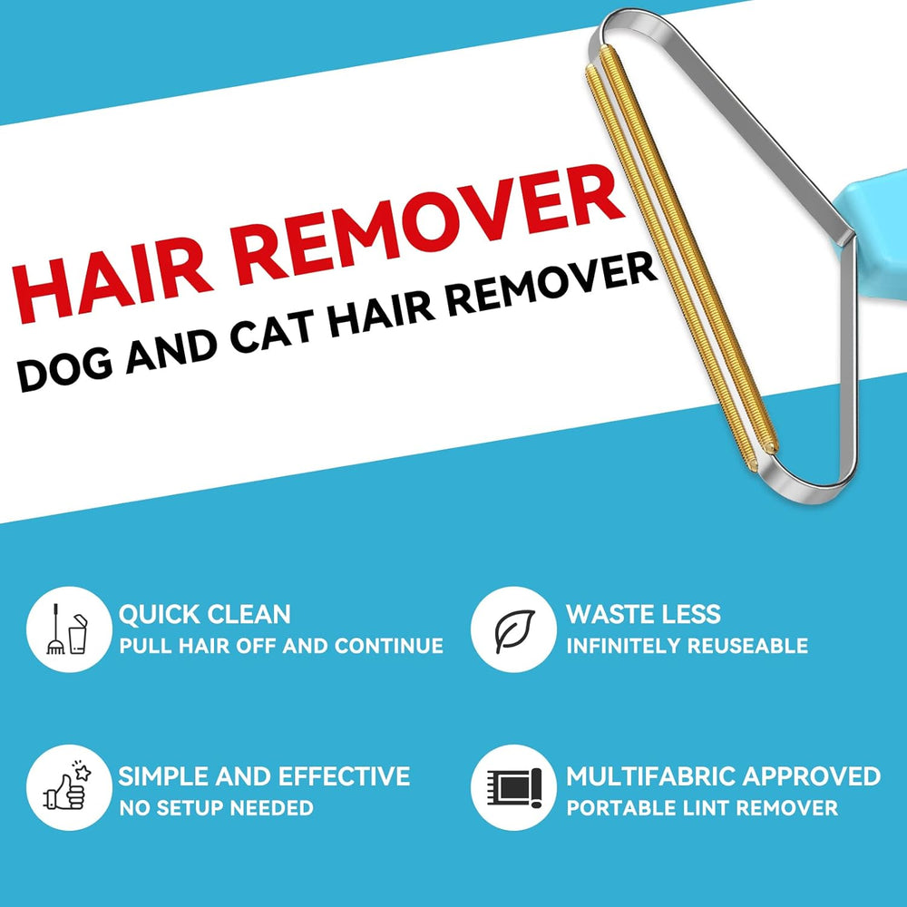 Pet Hair Remover Tool - Effortless Cleaning for Homes with Pets | Quick & Easy Fur Removal