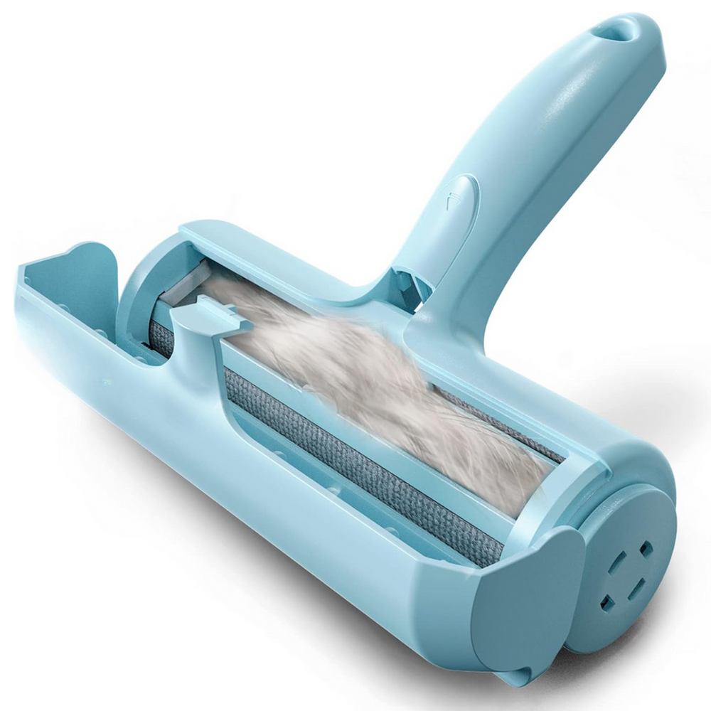 Self-Cleaning Pet Hair Remover Lint Roller - Effortless Fur Removal for Dogs & Cats