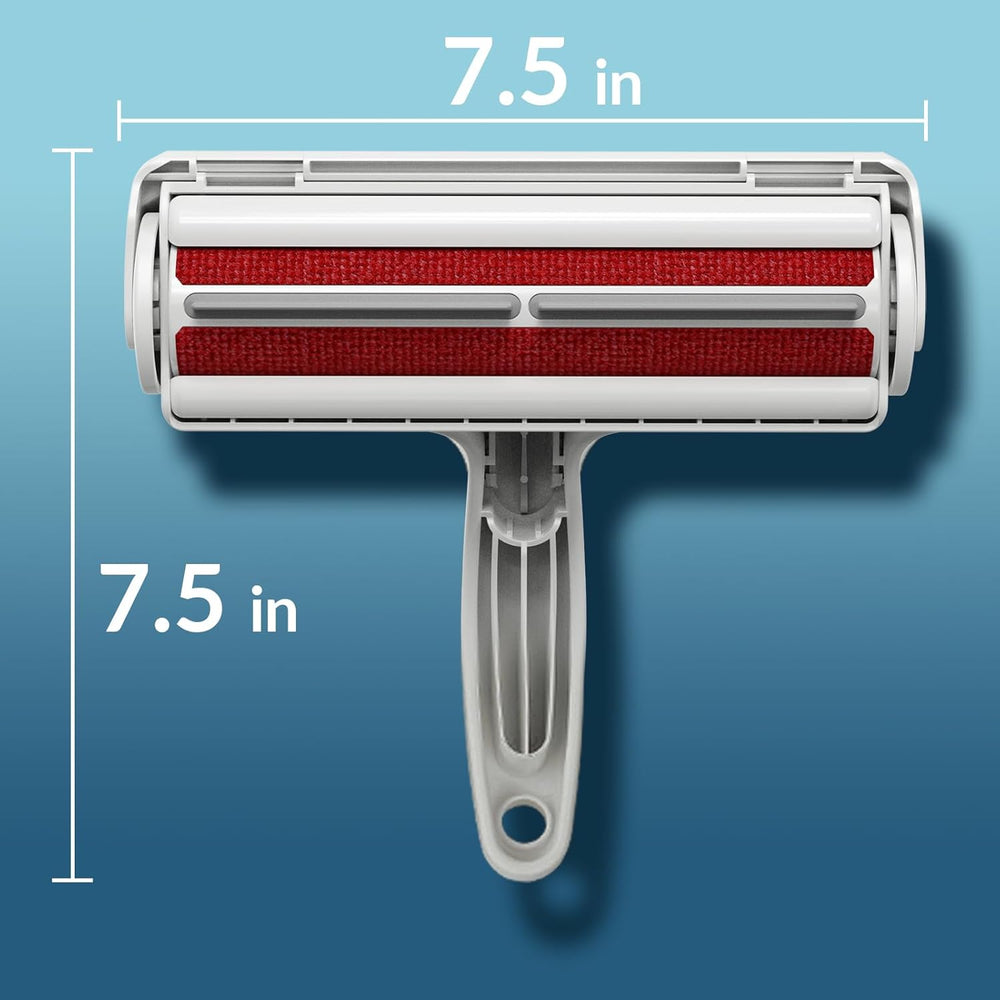 Self-Cleaning Pet Hair Remover Lint Roller - Effortless Fur Removal for Dogs & Cats